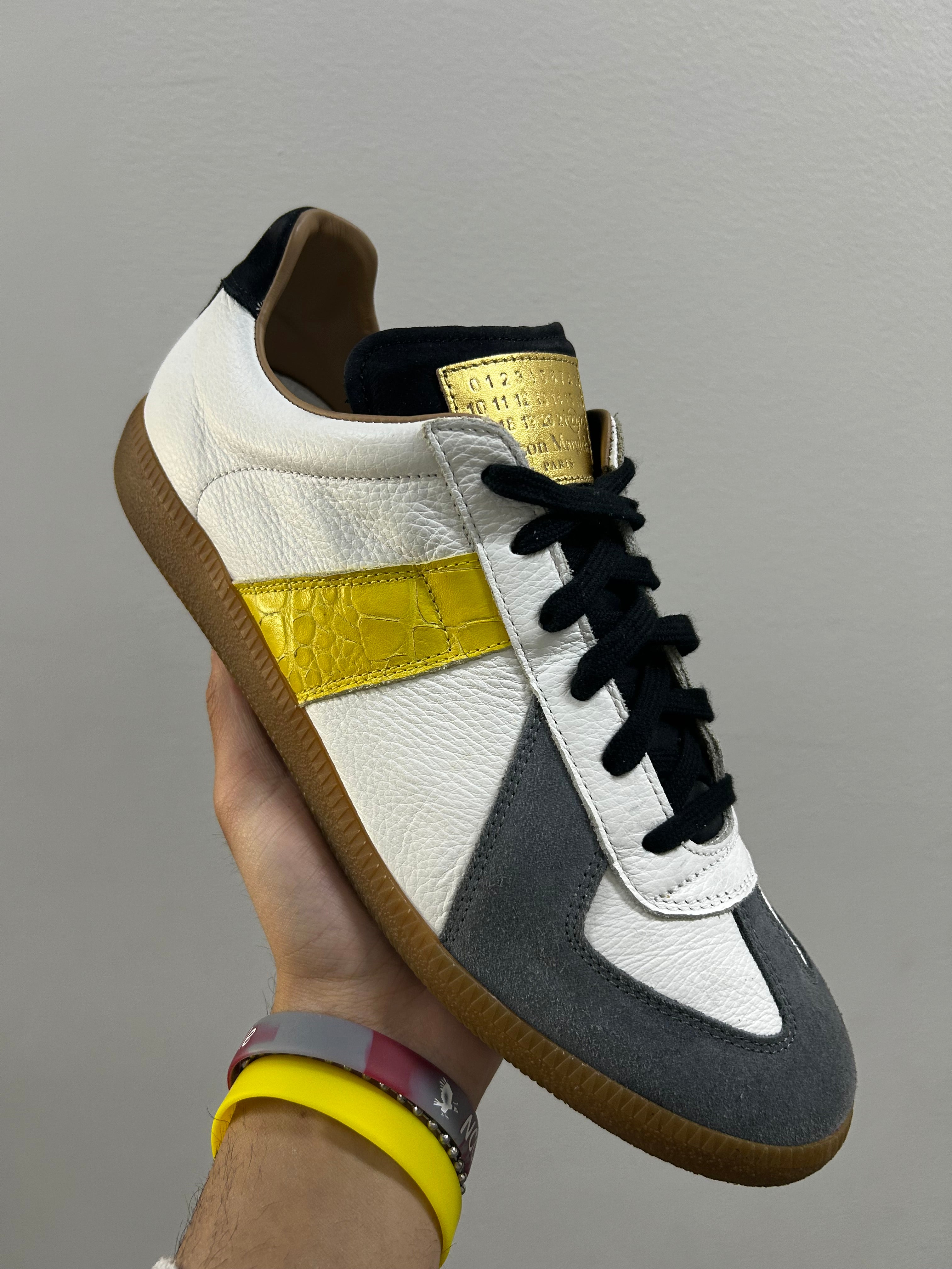 Maison Margiela White Grey Croc Replica