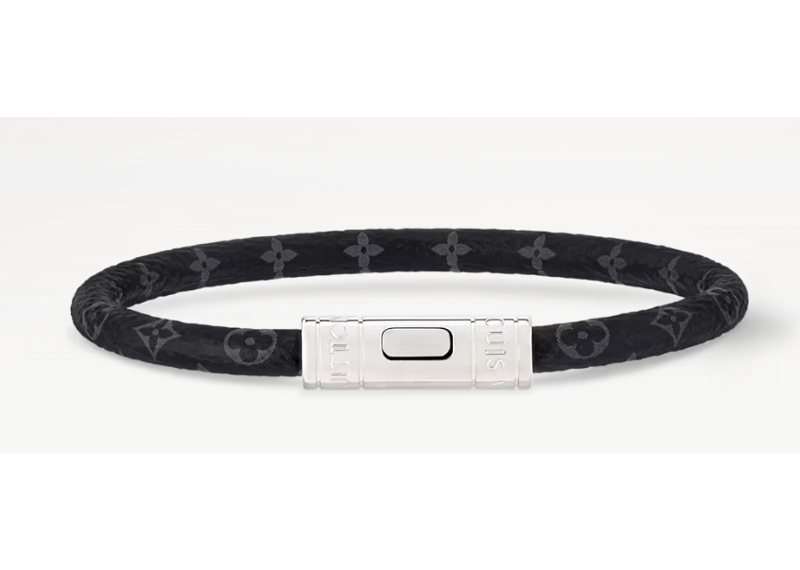 Louis Vuitton Keep It Bracelet in Monogram Eclipse Canvas