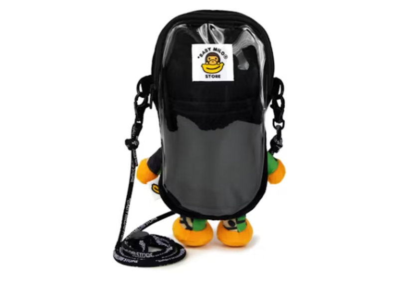 BAPE Baby Milo Plush Mobile Bag Green