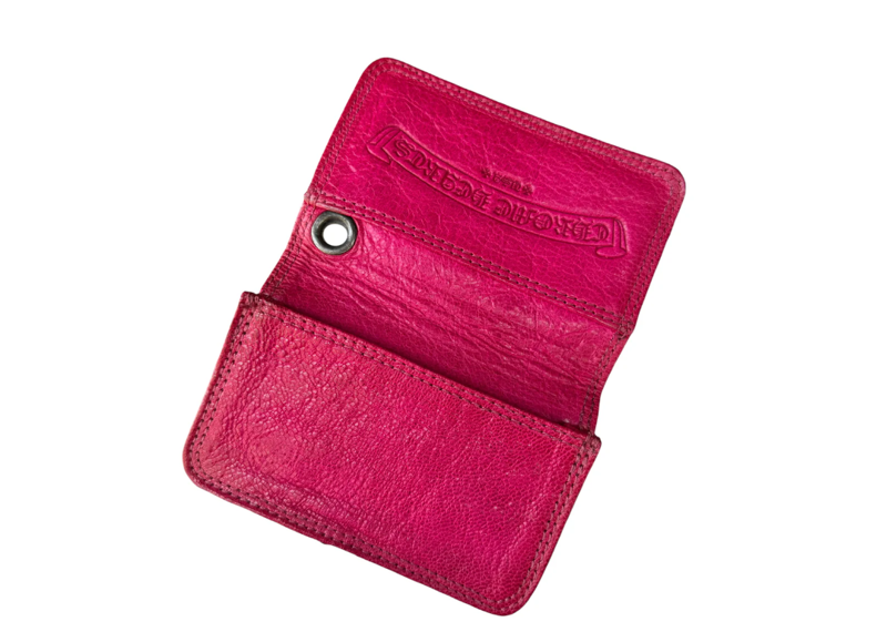 Chrome Hearts  Scroll Wallet Red