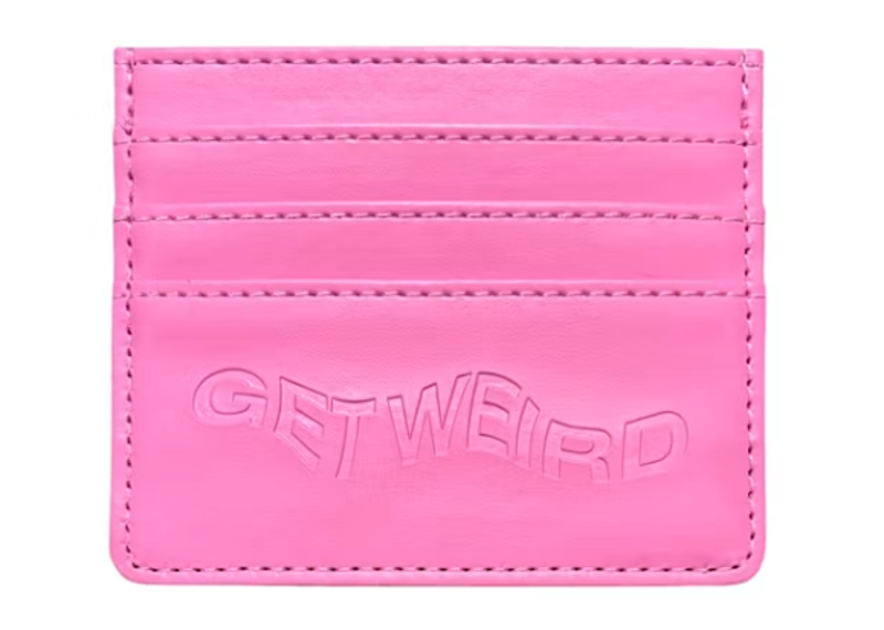 Anti Social Social Club Get Weird Card Holder Pink