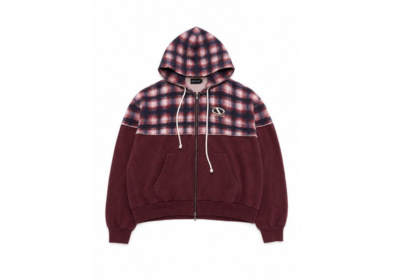Die 2 Live Heavy Plaid Zip Up