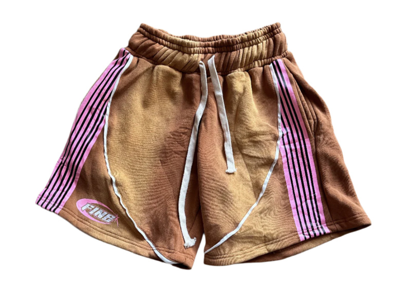FINE BRITCHES PINK MOCHA RACER SHORTS