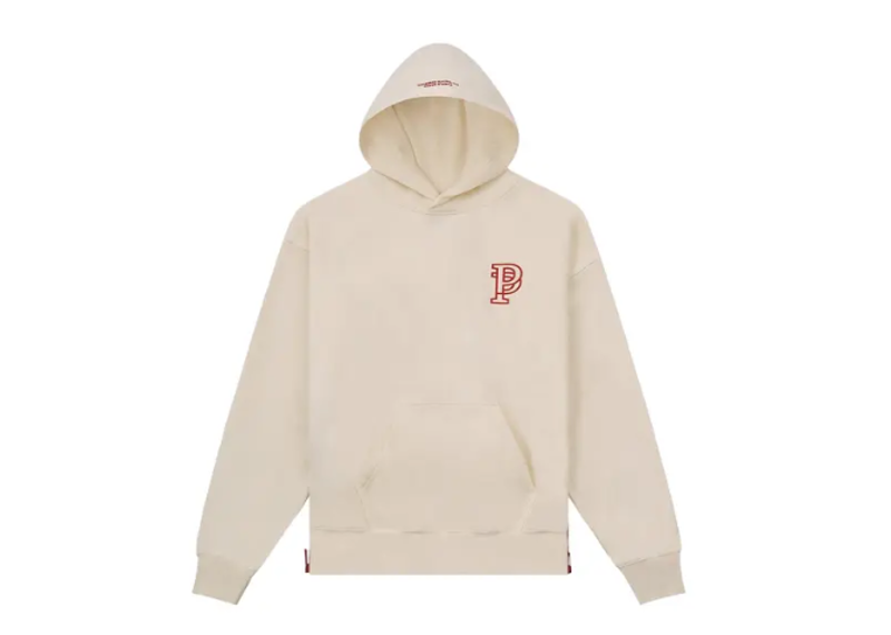 PURPLE BRAND Glyph Oversized Hoodie Off White