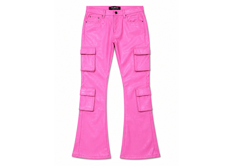 Valabasas Pink Banjo rose leather pants