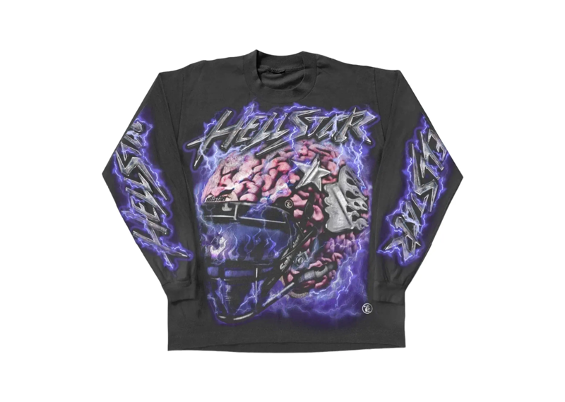 HELLSTAR BRAIN HELMET TEE LONGLSEEVE