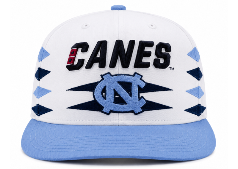 VINTAGE UNC X CAROLINA CANES 2000S DEADSTOCK SNAPBACK