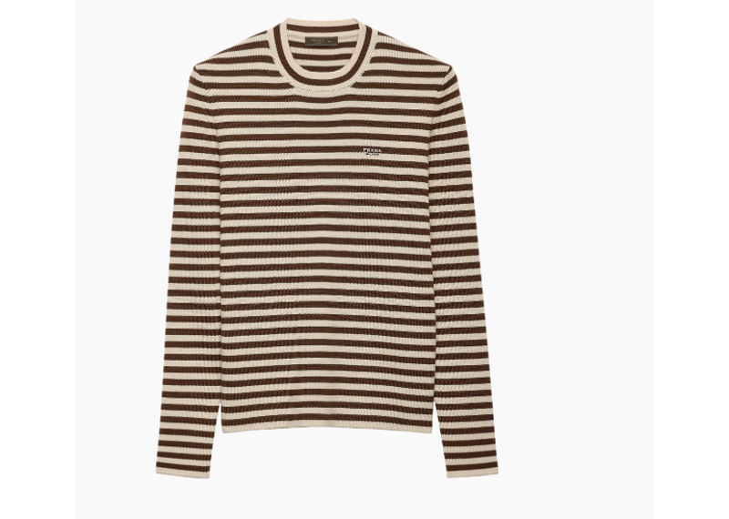 Prada  Superfine Wool Crewneck Sweater