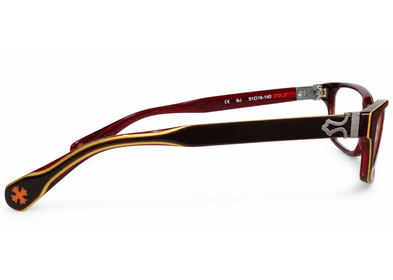 Chrome Hearts DOLLZ Burgundy Glasses Eyewear Eyeglass Frame