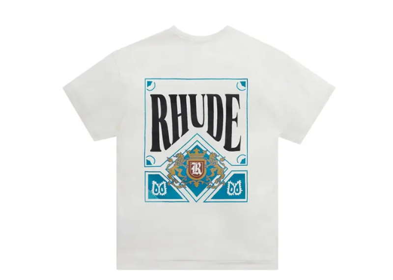 Rhude Card Tee Vintage White