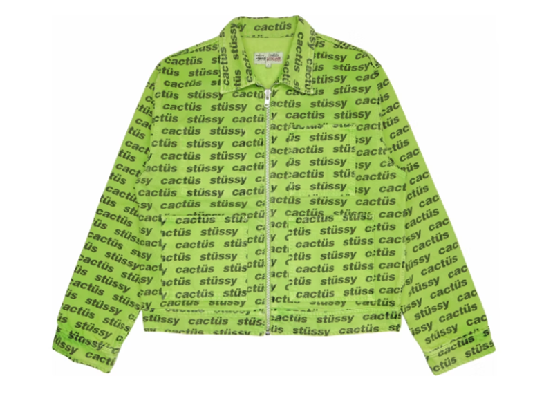 Stussy x CPFM Zip Work Jacket Green