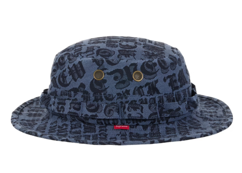 Supreme Supreme Cities Jacquard Boonie Hat Navy