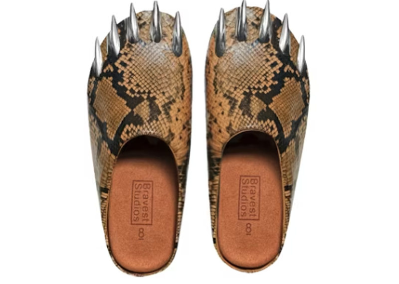 Bravest Studios Snake Claw Mule Tan