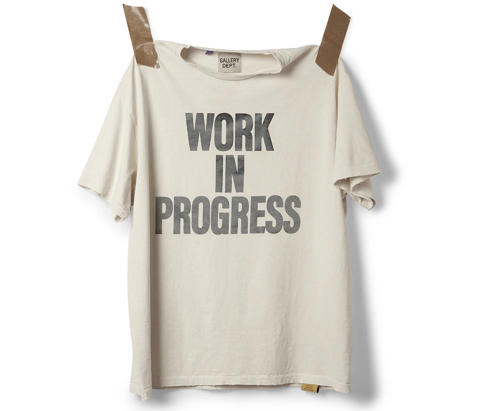 Gallery Dept. Work In Progress Tee Archival White