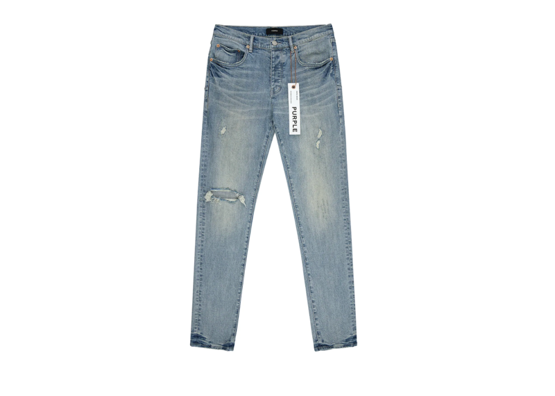 PURPLE BRAND P001 Three Year Light Indigo