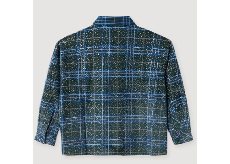 HMDDLA Disco Flannel Blue Green