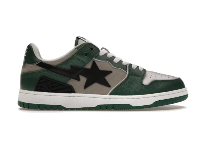 A Bathing Ape Bape SK8 Sta Green Grey