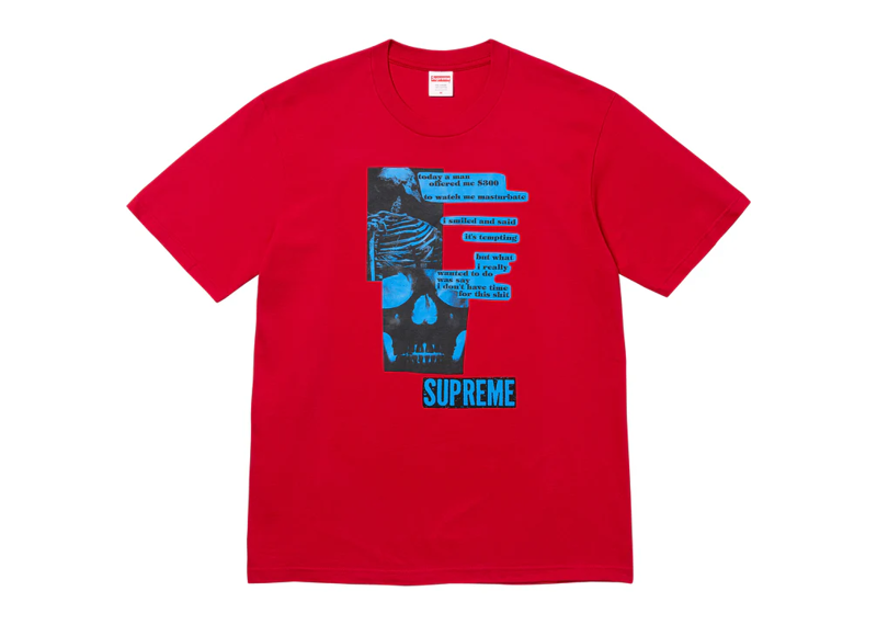 SUPREME ANATOMY TEE RED