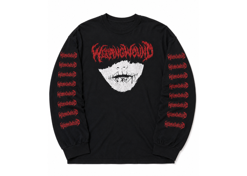 VINTAGE 2000s Weaping Wound Face Card Tee
