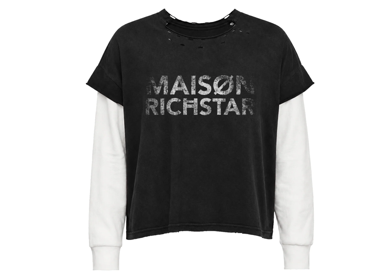 Richstar Thrashed Skater LS Black