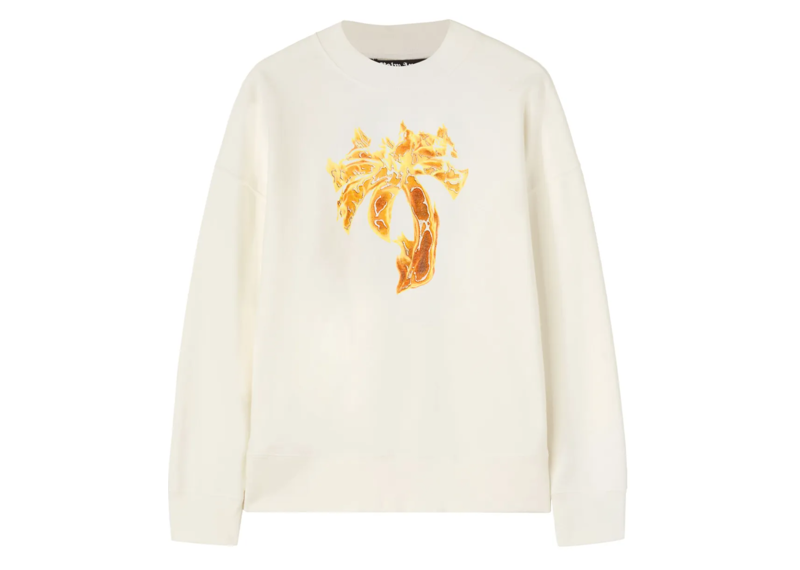 Palm Angels Burning Palm cotton sweatshirt