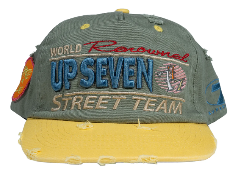 Up 7 Skate Green Bean Intl Street Team Hat