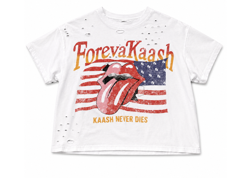 FOREVA KAASH DRINKING PROBLEM TEE WHITE
