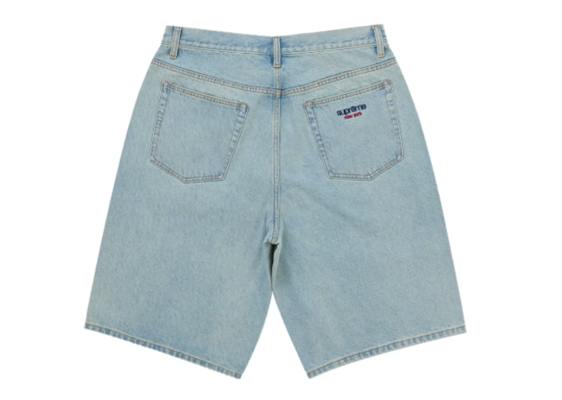 Supreme Baggy Denim Short (SS26) Light Blue