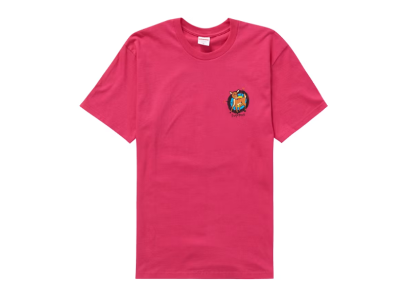 Supreme Deer Tee Pink