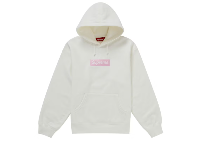 Supreme Box Logo Hooded Sweatshirt (FW25) White