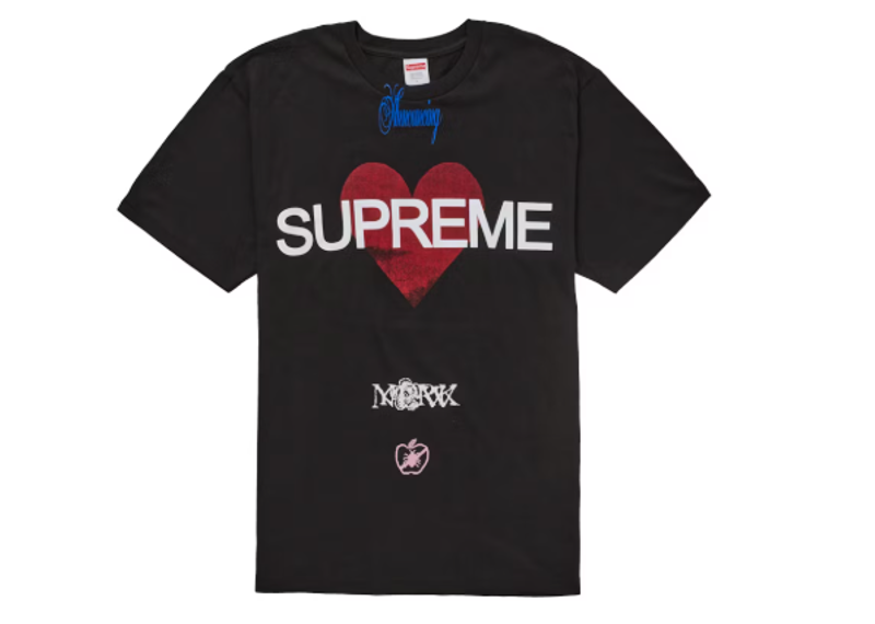 Supreme Announcing Tee Black