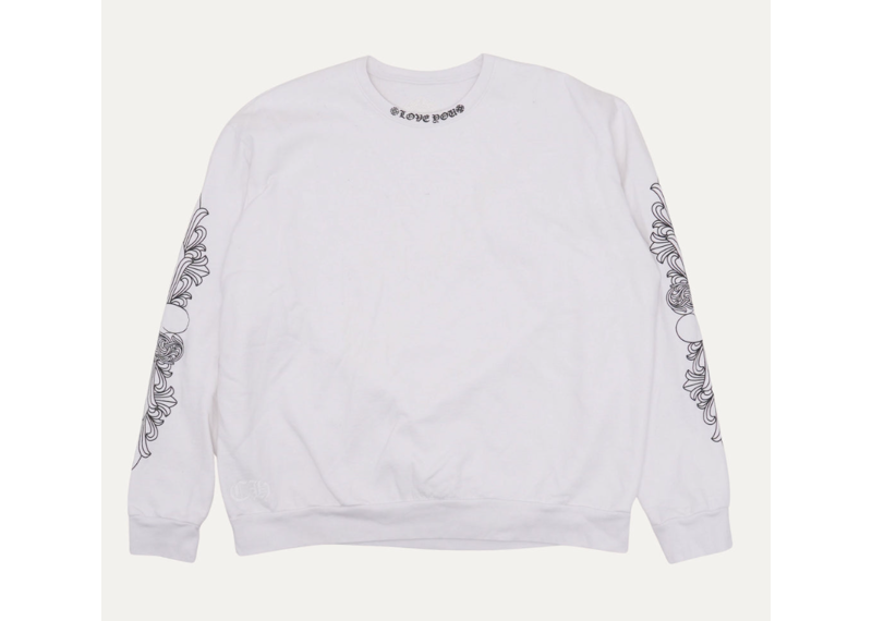 Chrome Hearts Love You Crewneck Sweatshirt