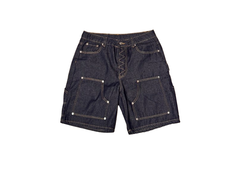 SUMWON DARK INDIGO DENIM JORTS