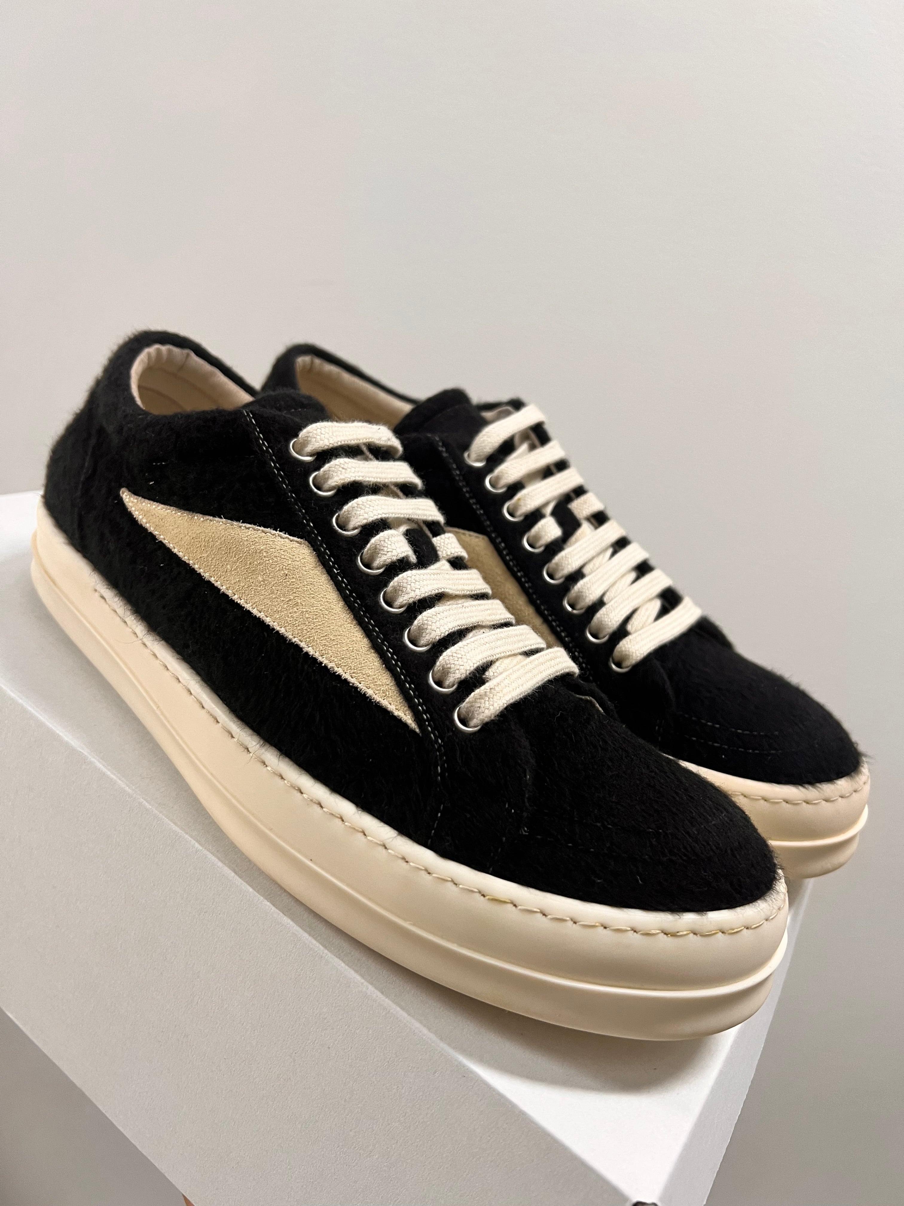 Rick Owens DRKSHDW Vintage Low Black Milk