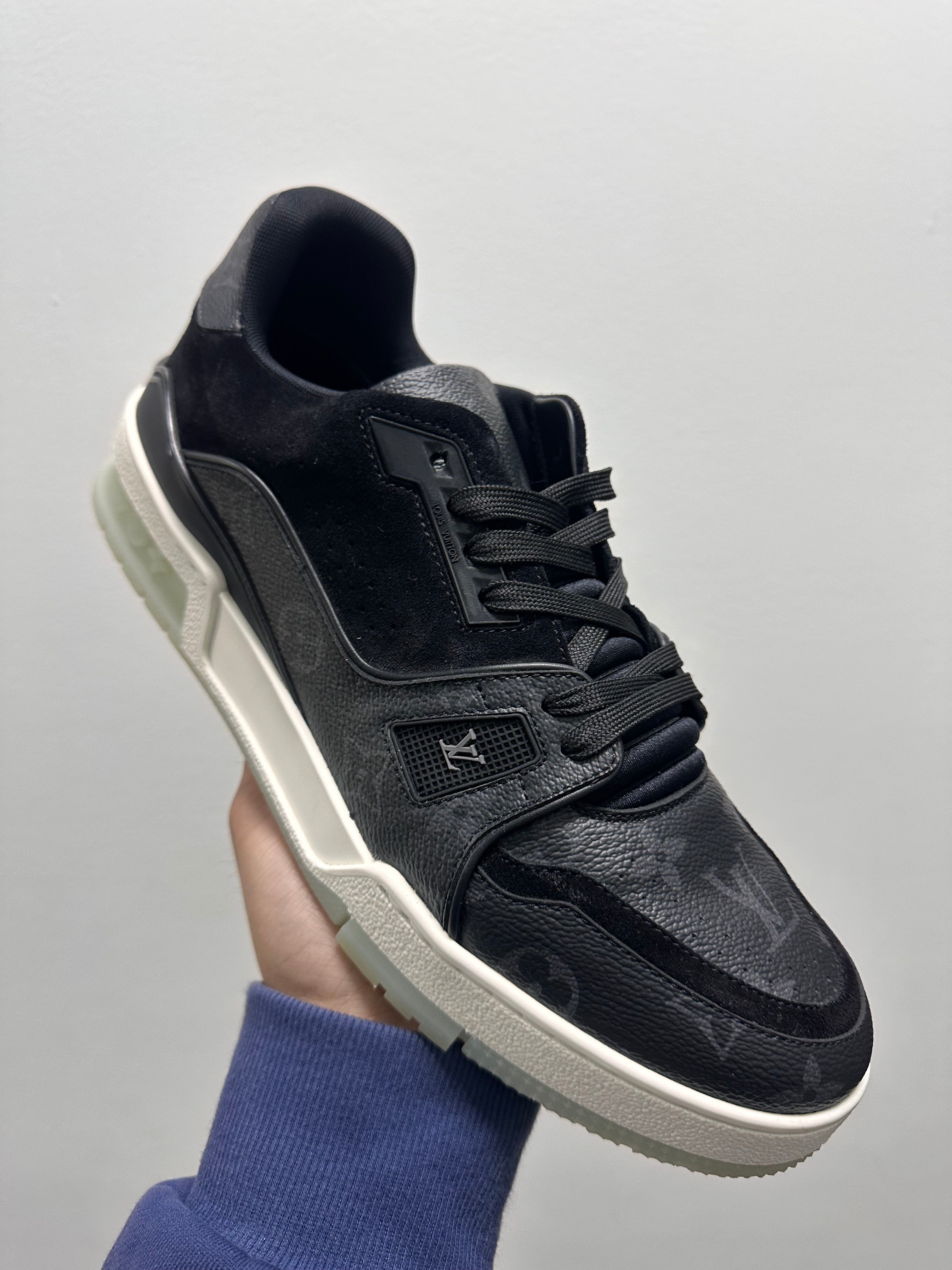 Louis Vuitton Trainer Black Graphite