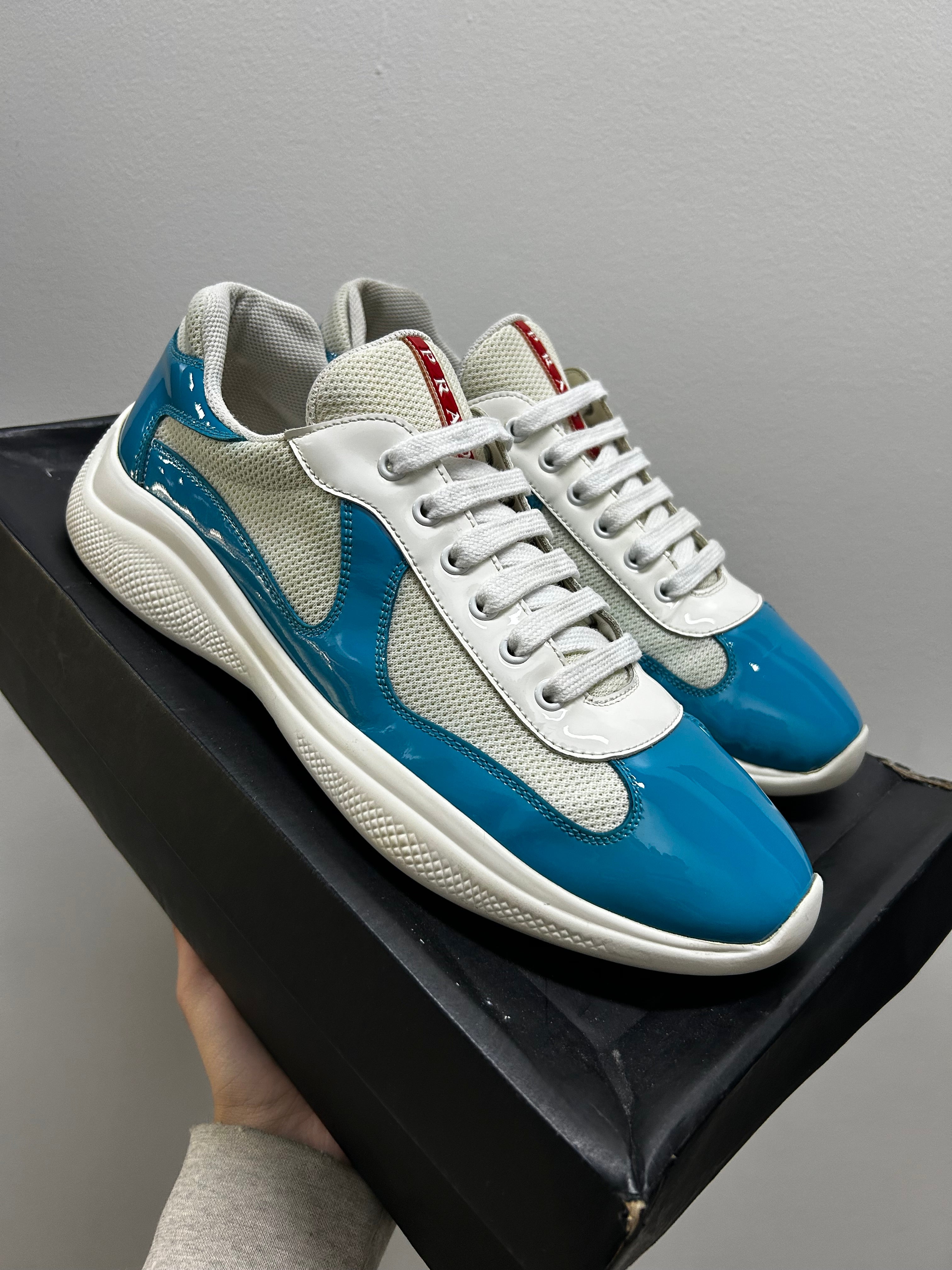 Prada Americas Cup White Light Blue