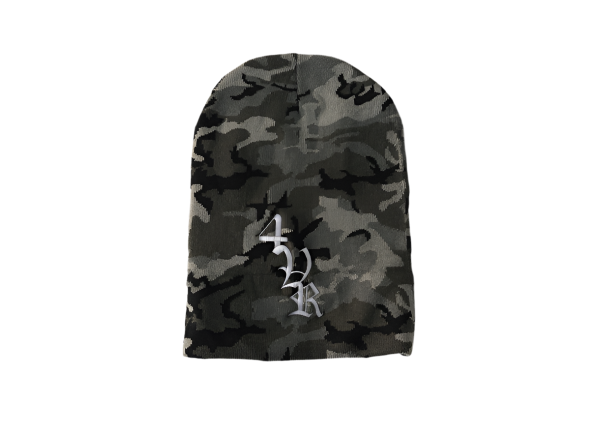 4EVEUARY SNOW CAMO SLOPE BEANIE