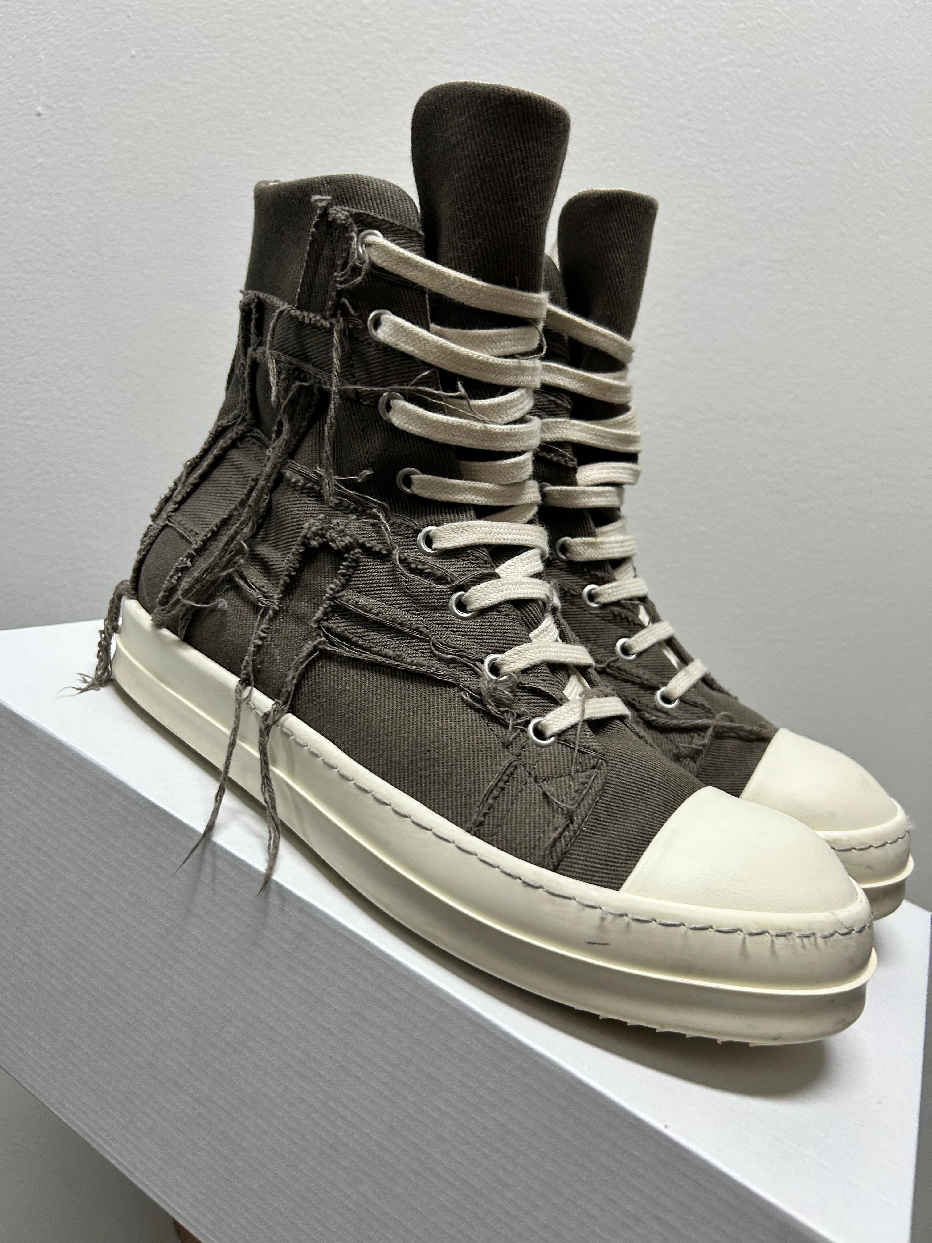 RICK OWENS DRKSHDW HIGH SLASHED DUST