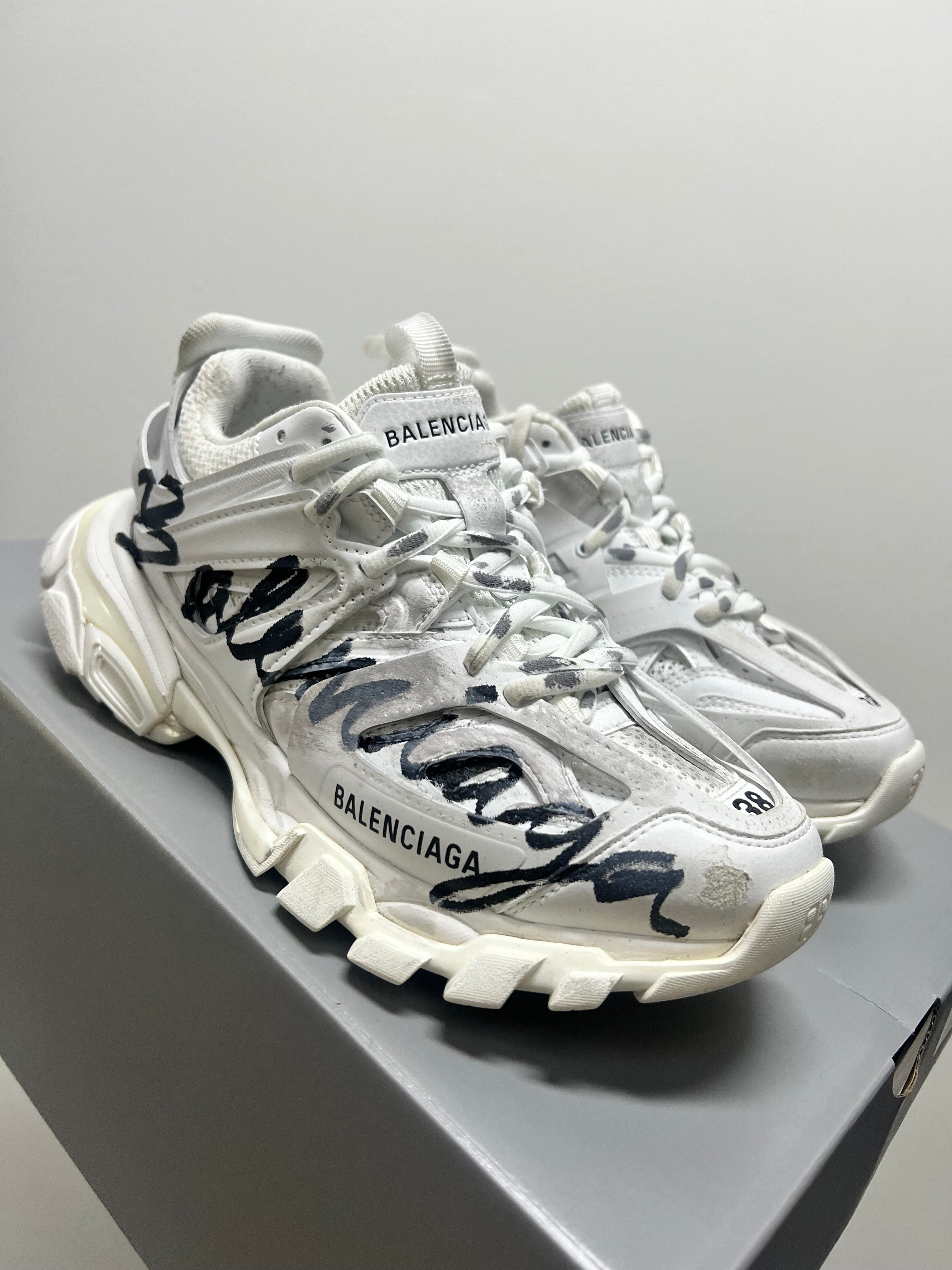 Balenciaga  Track Signature Sneakers Graffiti