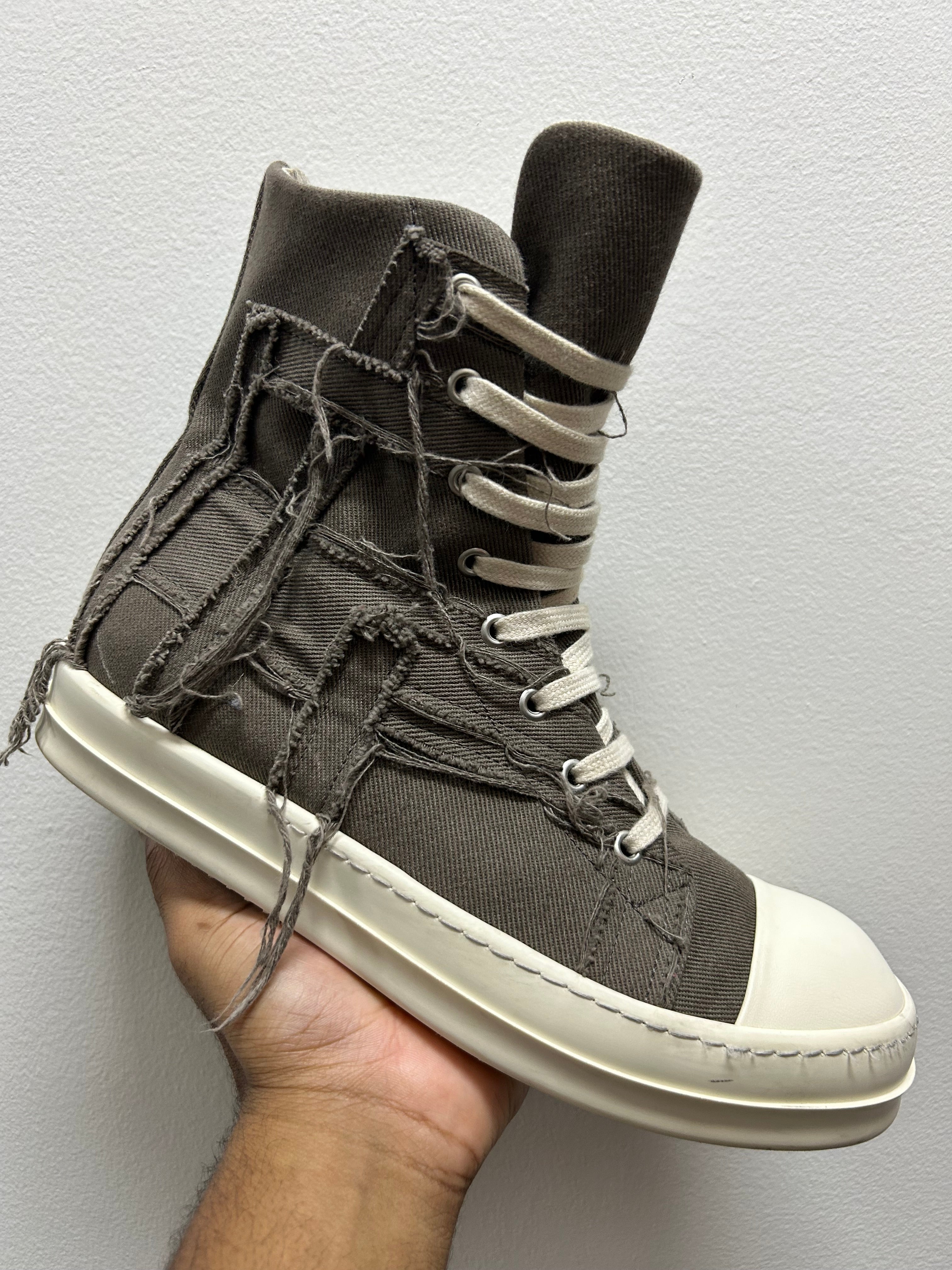 RICK OWENS DRKSHDW HIGH SLASHED DUST