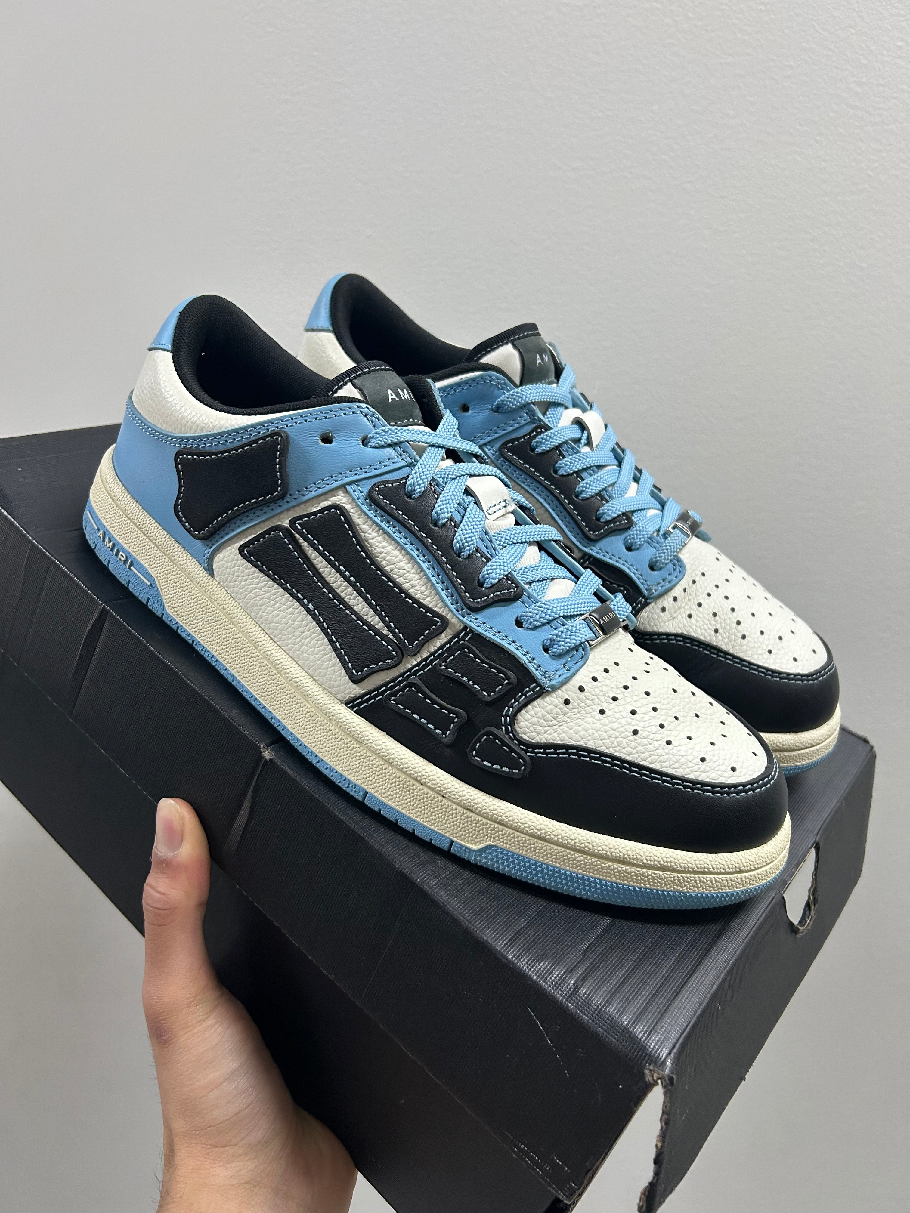 Amiri Skel Top Low Air Blue