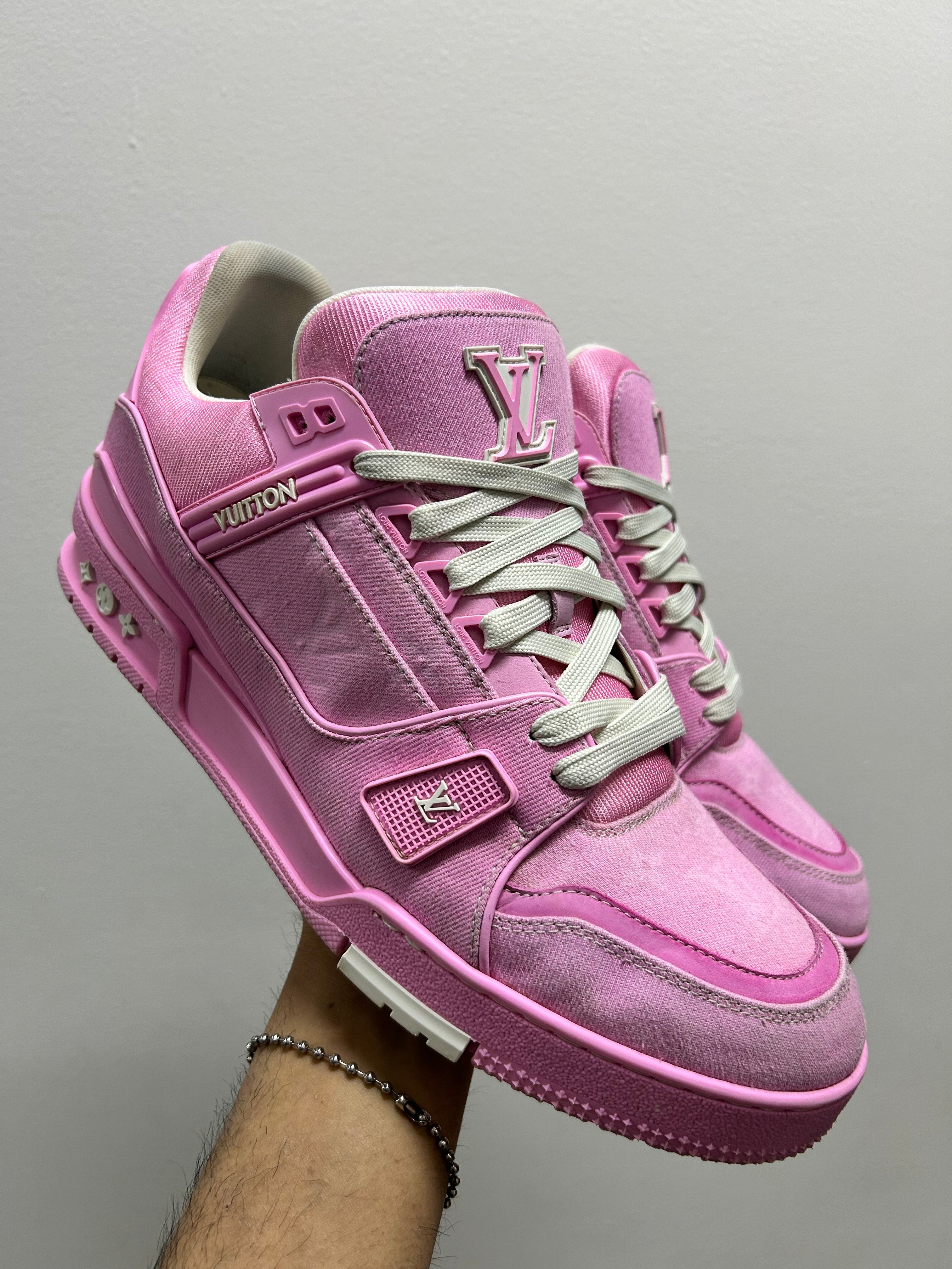 Louis Vuitton LV Trainer Pink