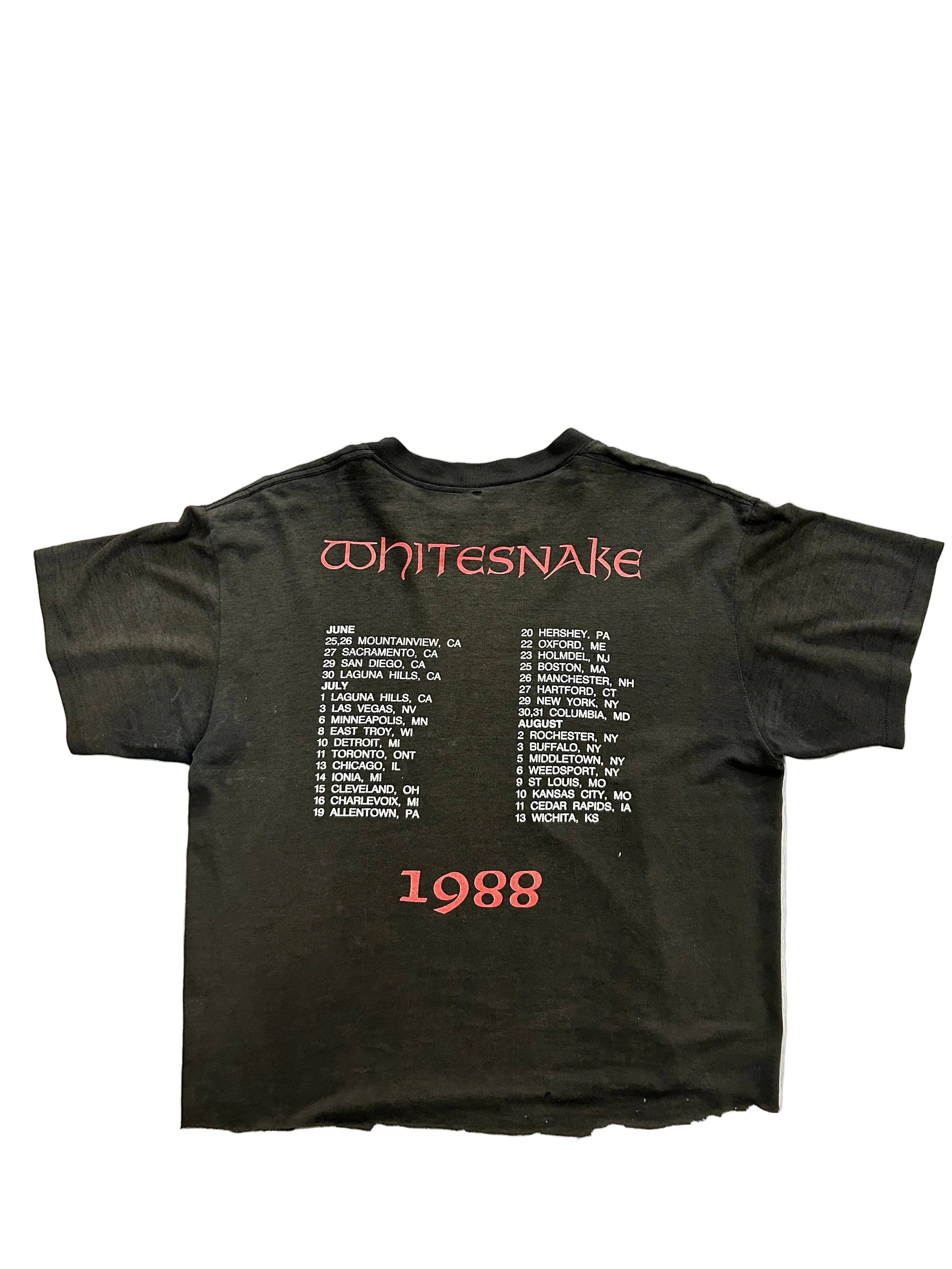 Whitesnake 1988 tour tee