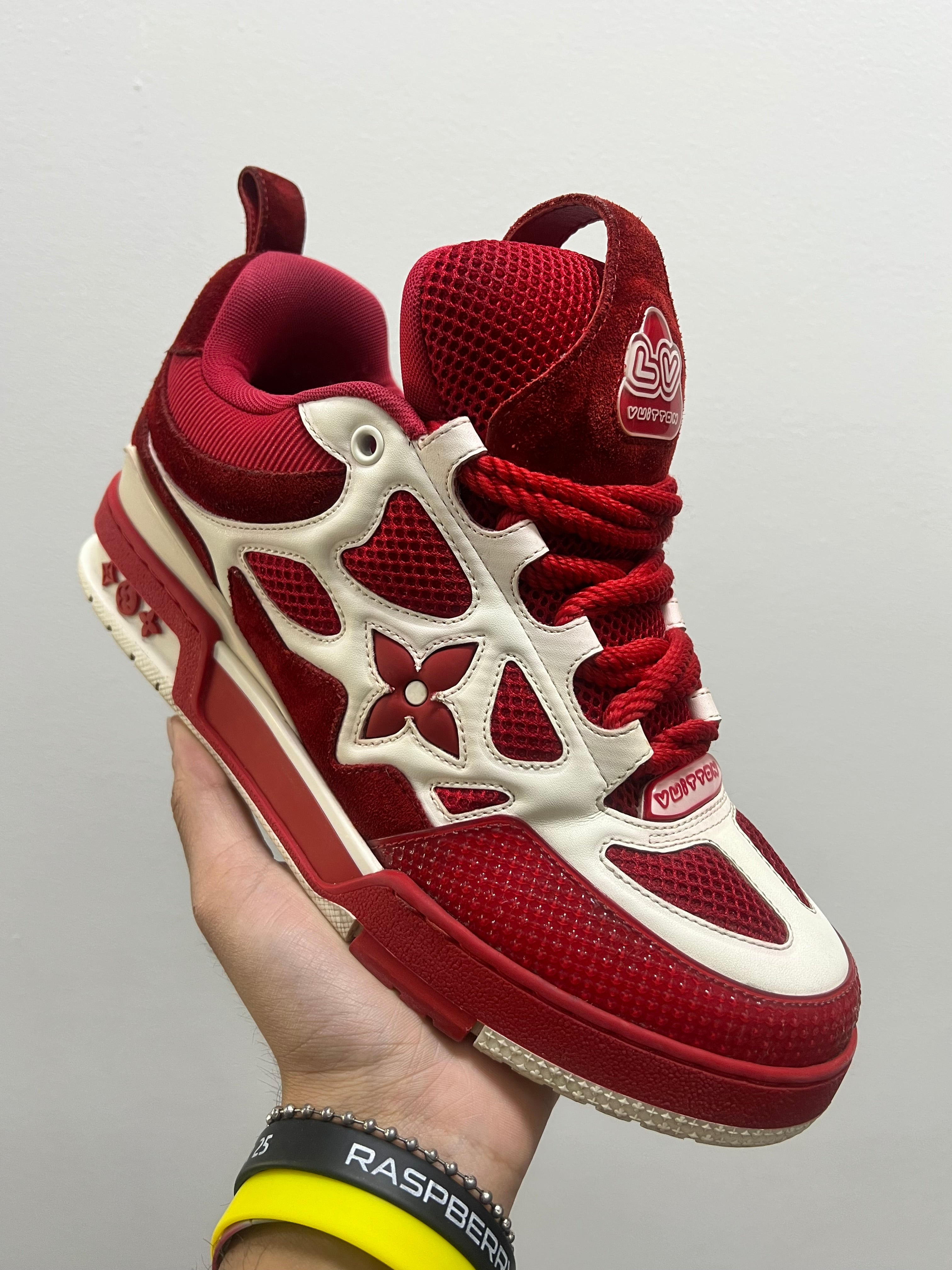 Louis Vuitton LV Skate Sneaker Red White