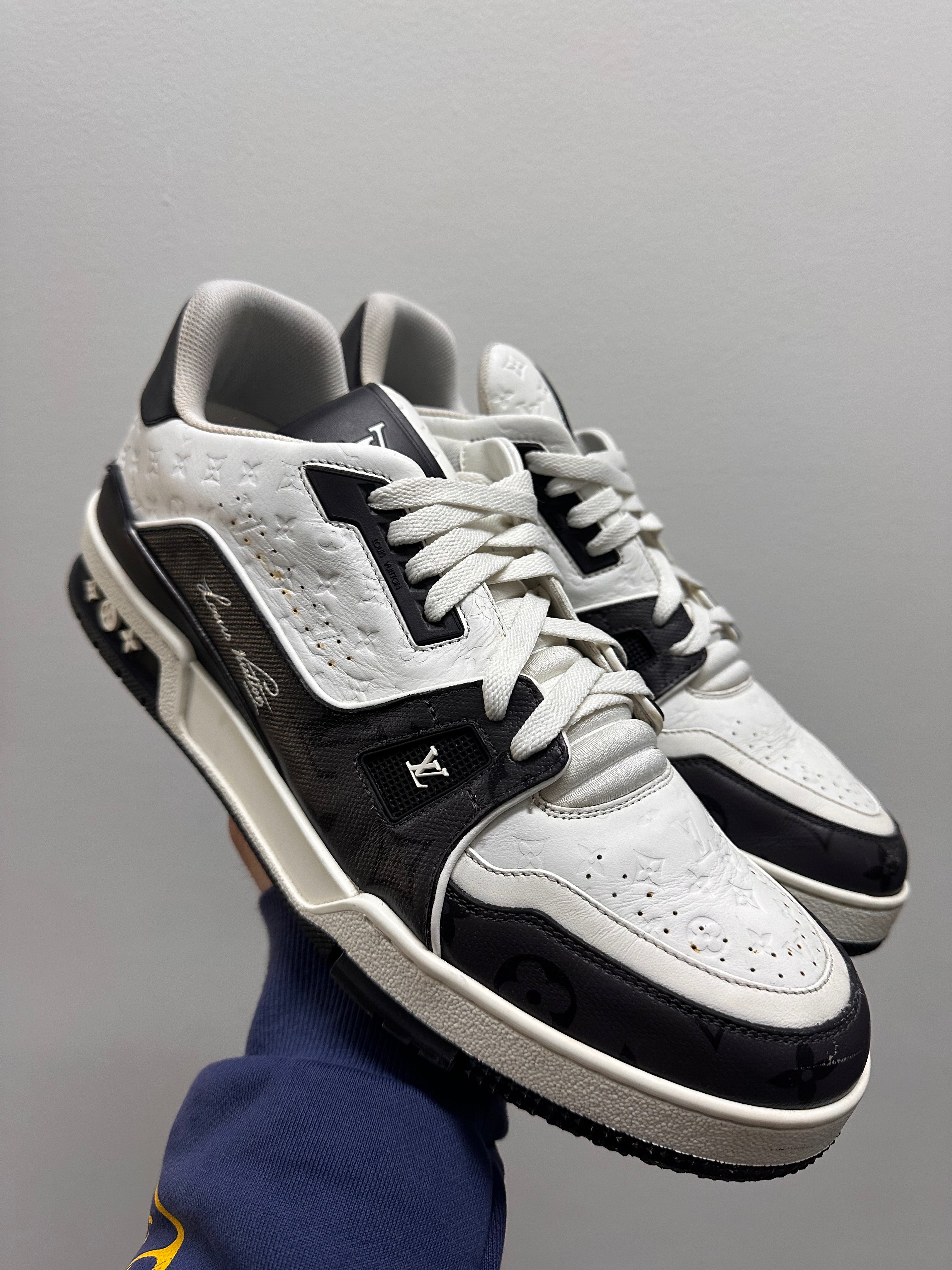 Louis Vuitton LV Trainer White Black