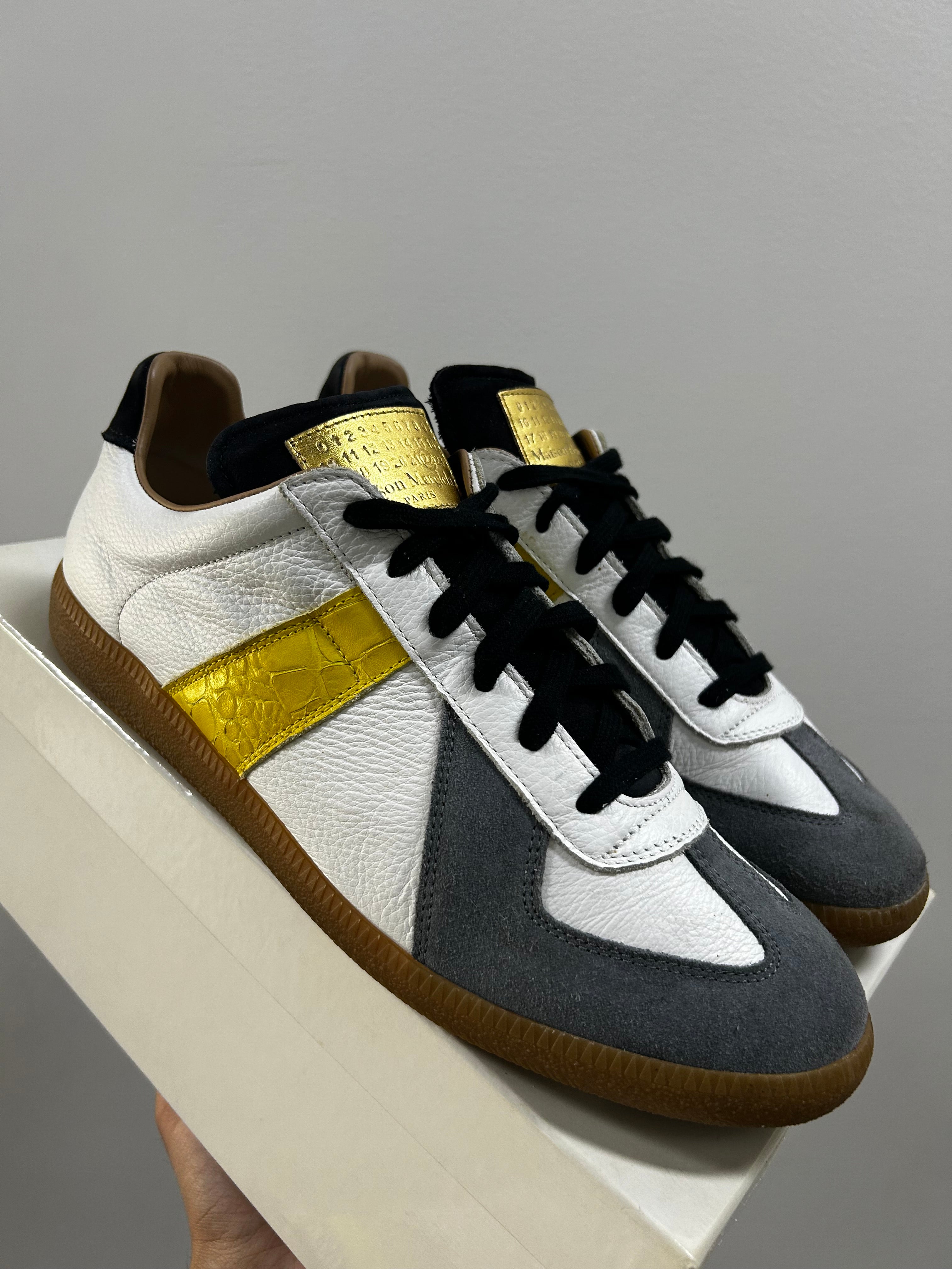 Maison Margiela White Grey Croc Replica