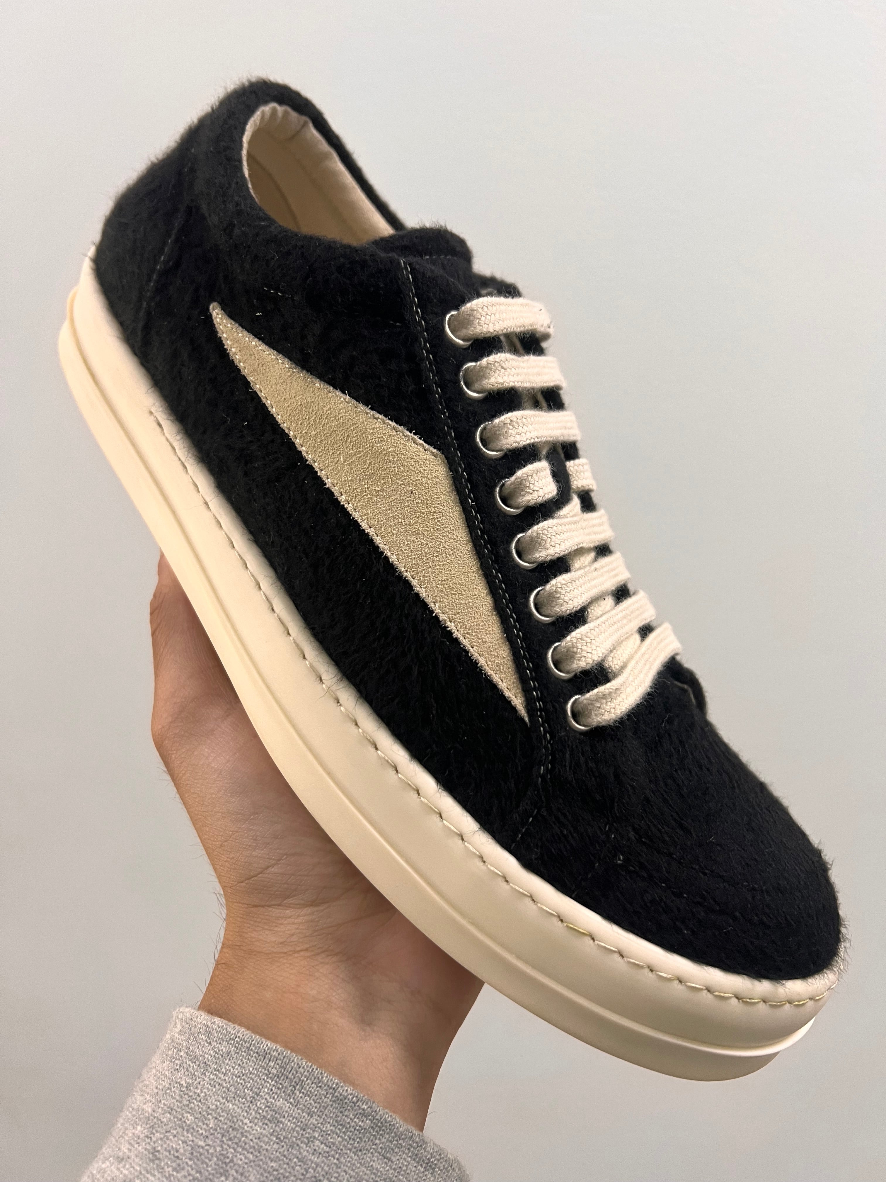 Rick Owens DRKSHDW Vintage Low Black Milk