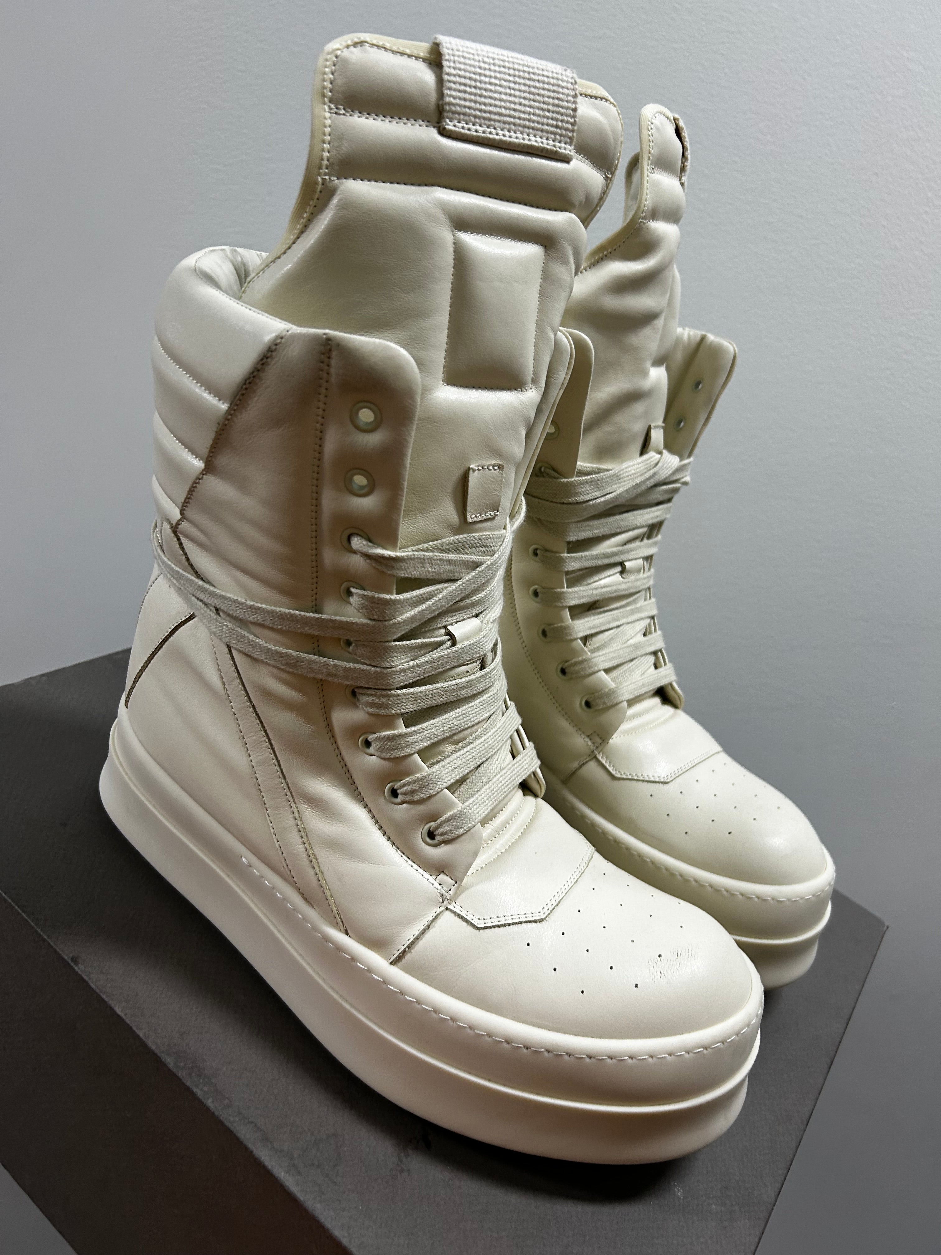 Rick Owens Off-White Concordians Megageobaskets Sneakers