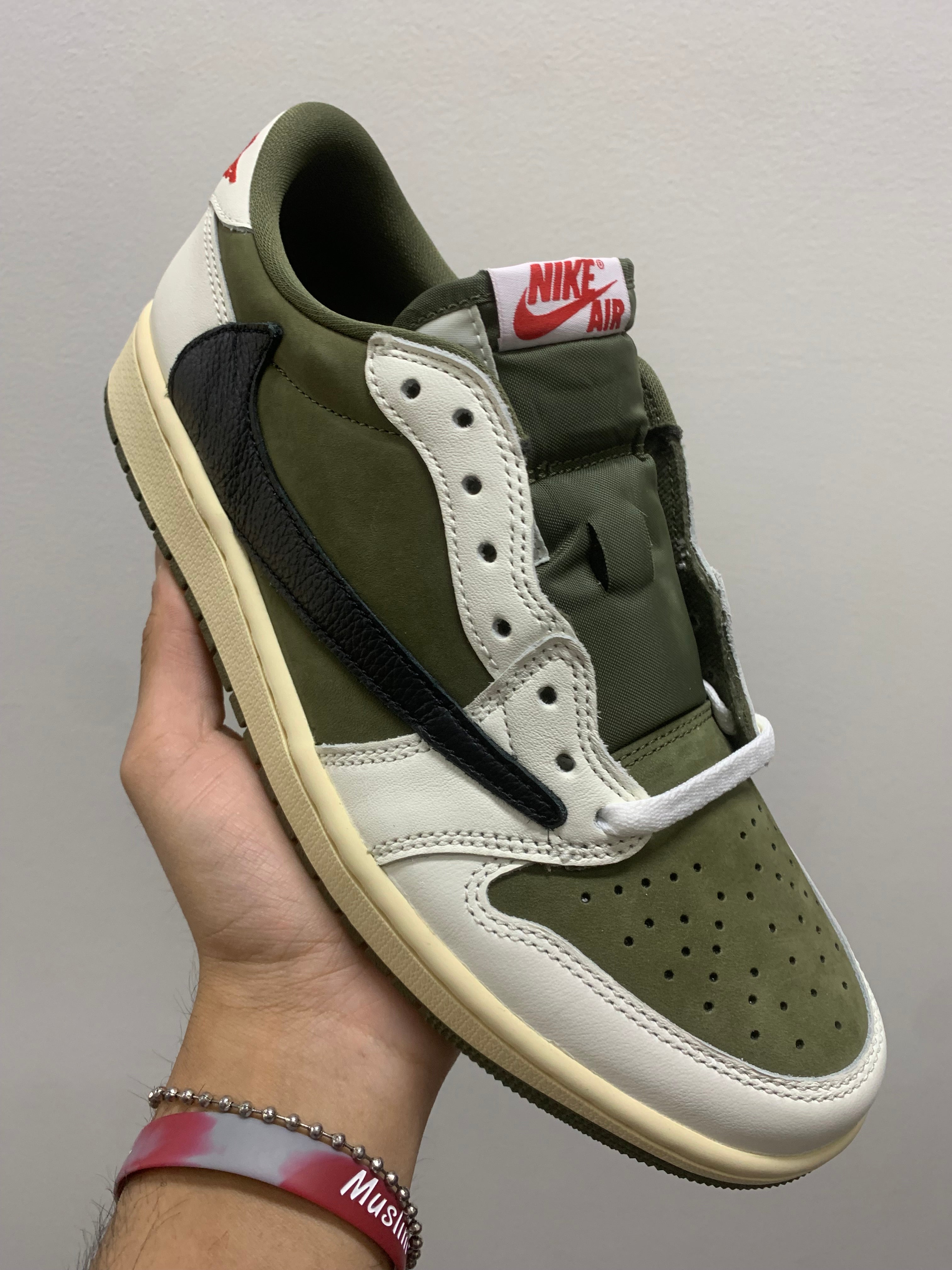 Travis Scott x Air Jordan 1 Low OG SP Medium Olive