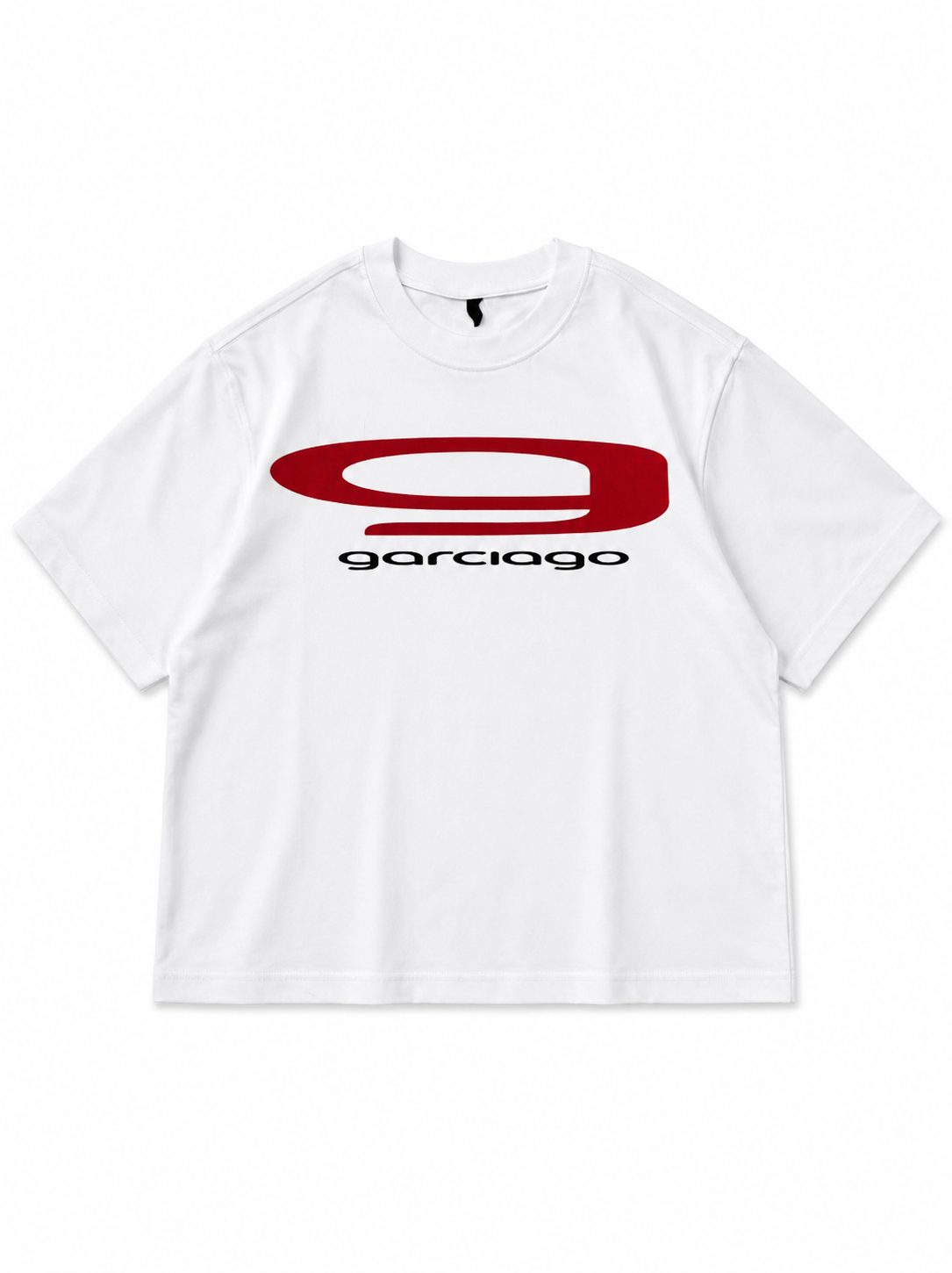 Garciago White Classic Logo Tee
